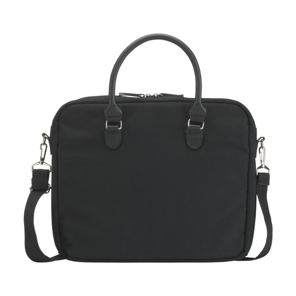 Logotrade promotional giveaway image of: Denver Recycled Canvas 15.6-inch laptop bag