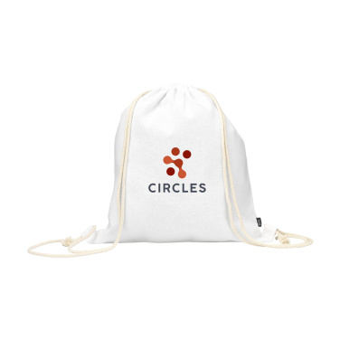 Logo trade promotional merchandise image of: PromoColour GRS Recycled Cotton Backpack (150 g/m²)