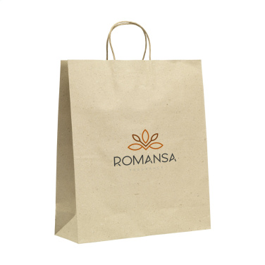 Logotrade advertising product image of: Leaf It Bag recycled grass paper (120 g/m²) XL
