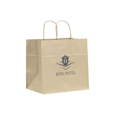 Logotrade promotional giveaway image of: Leaf It Bag recycled grass paper (90 g/m²) L