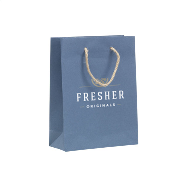 Logotrade promotional gift image of: Leaf It Bag recycled with jeans fibres (180 g/m²) S