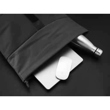 Logo trade promotional merchandise photo of: Lennon Roll-Top Recycled Backpack