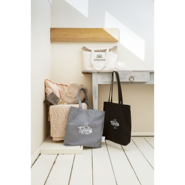 Logo trade promotional gift photo of: Wolkat Rabat Recycled Textile Shopper