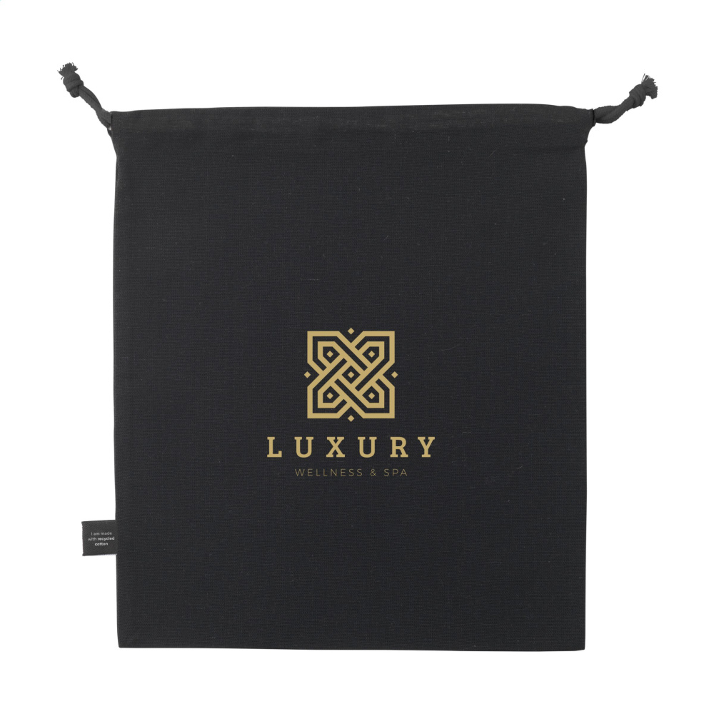 Logotrade promotional giveaway picture of: Gift Pouch GRS Recycled Cotton (150 g/m²) M