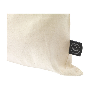 Logo trade promotional gifts image of: Gift Pouch Natural GRS Recycled Cotton (150 g/m²) M