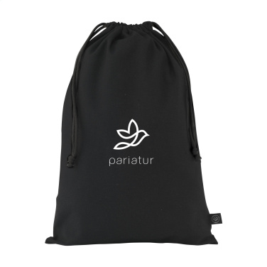 Logotrade promotional items photo of: Gift Pouch GRS Recycled Cotton (150 g/m²) L