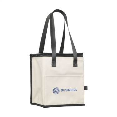 Logo trade promotional merchandise image of: Lennon Recycled PU Cooler Bag