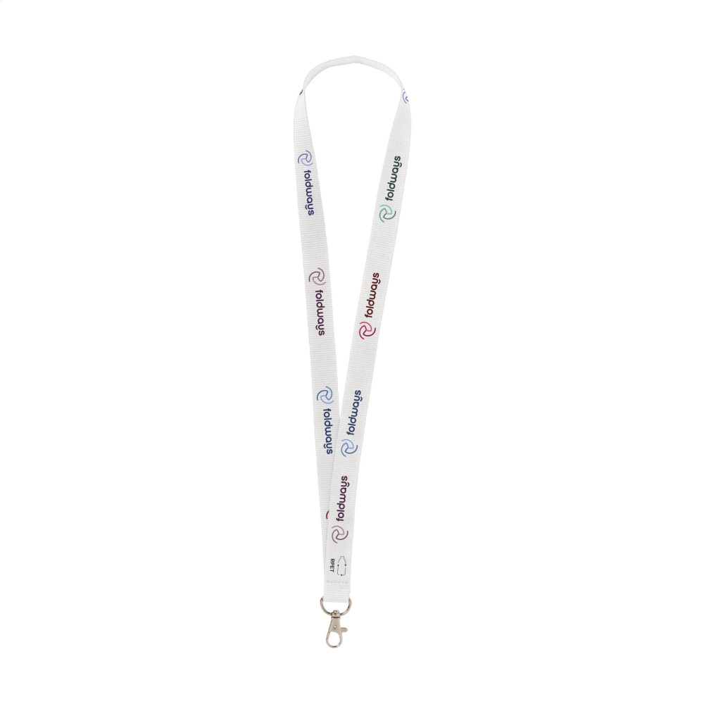 Logo trade advertising product photo of: Lanyard Sublimation RPET 2 cm keycord