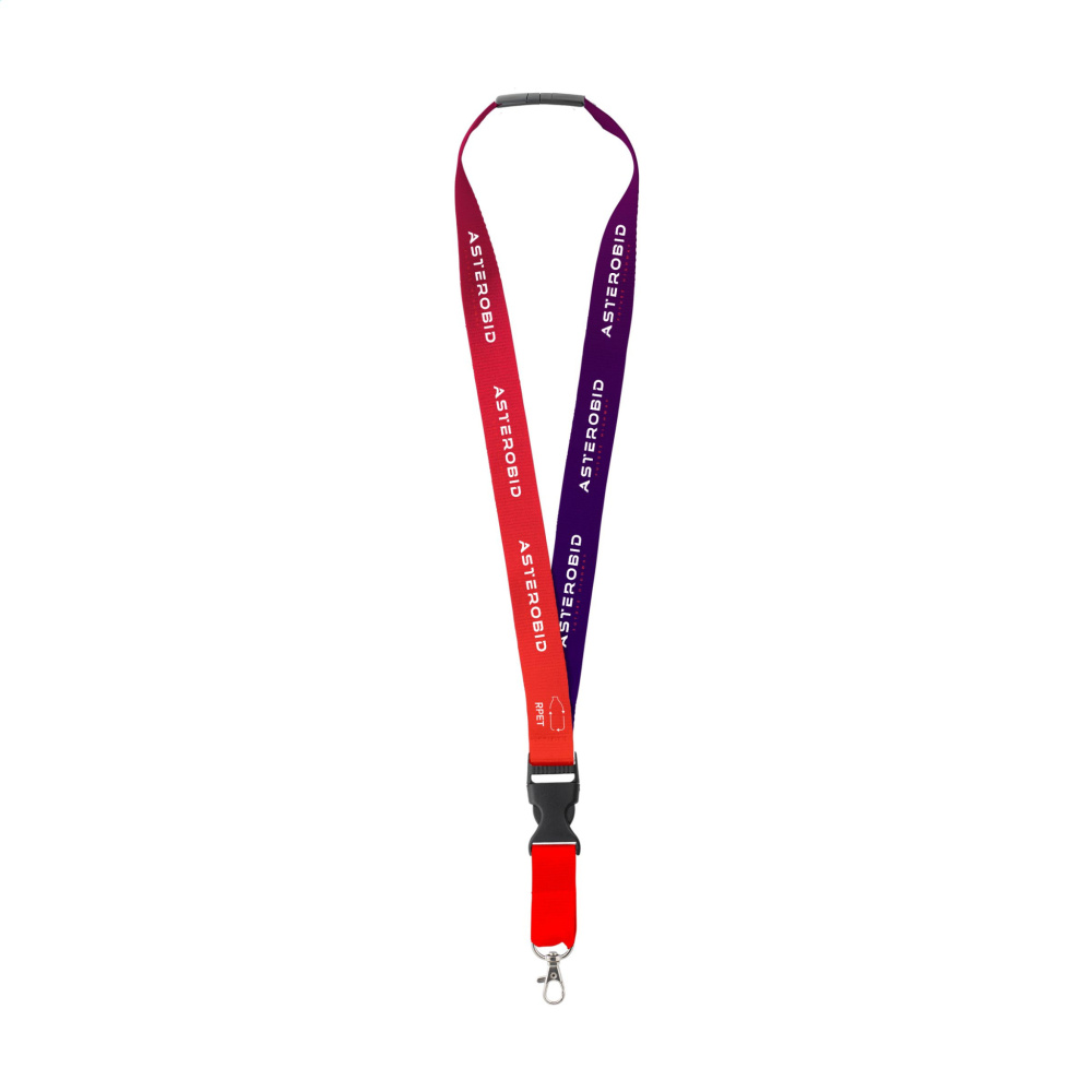Logotrade promotional merchandise photo of: Lanyard Promo Complete Sublimation RPET 2 cm keycord
