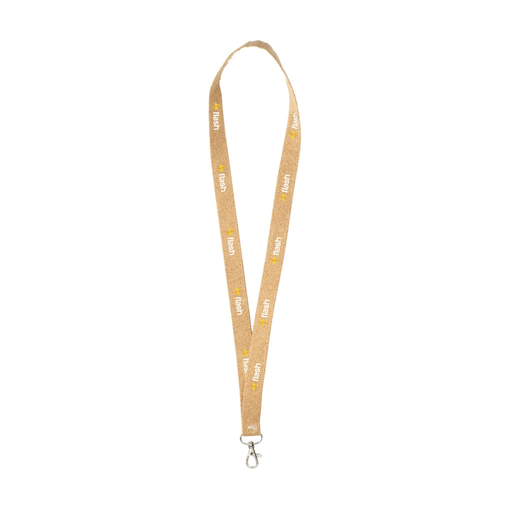 Logo trade promotional giveaway photo of: Lanyard Cork 2 cm keycord