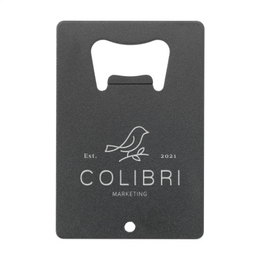 Logo trade promotional gift photo of: Carta Opener Recycled Alu bottle opener