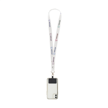 Logotrade business gift image of: Lanyard Sublimation RPET 2 cm with Patch keycord
