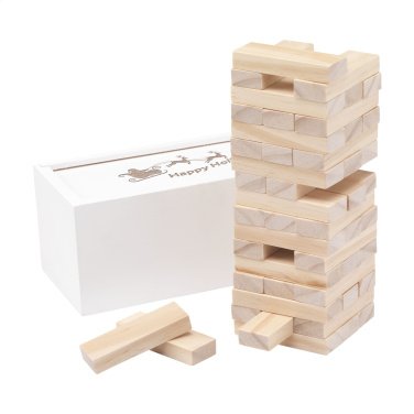Logo trade promotional products image of: Tower Game Deluxe X-Mas