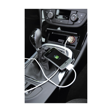 Logo trade promotional products image of: USB CarCharger plug