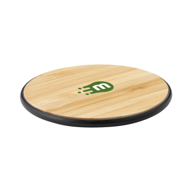 Logotrade promotional giveaway image of: Bamboo 10W Wireless Charger wireless fast charger