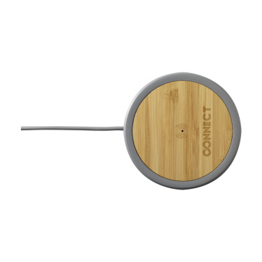 Logo trade promotional giveaway photo of: Lidos Stone ECO 10W Wireless Charger