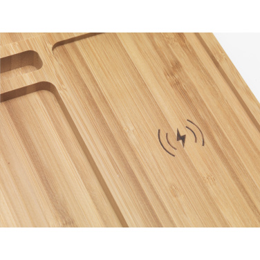 Logo trade promotional items picture of: Bamboo Organizer charger