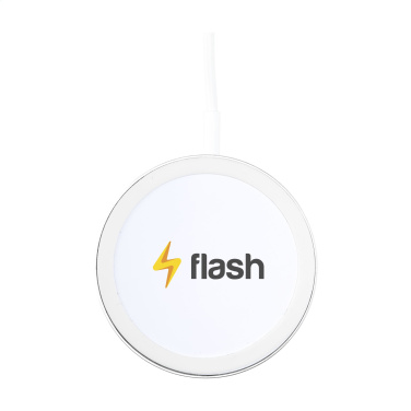 Logotrade promotional item picture of: Force MagSafe 10W Recycled Wireless Charger