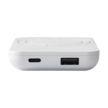 Logo trade promotional products picture of: Force Magnetic RCS Recycled Wireless Powerbank 5000