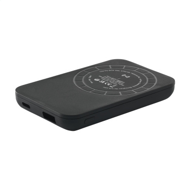 Logotrade promotional products photo of: Force Magnetic RCS Recycled Wireless Powerbank 5000