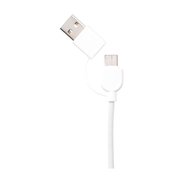 Logotrade promotional giveaway image of: Charging Cable RCS Recycled ABS-TPE