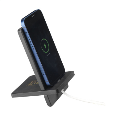 Logo trade promotional merchandise picture of: Miyo Bamboo Phone Stand