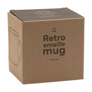 Logo trade promotional gift photo of: Retro Enamel Mug 350 ml