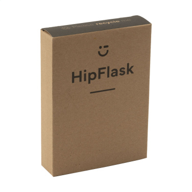 Logo trade promotional merchandise picture of: Hipflask Bamboo 200 ml drinking bottle
