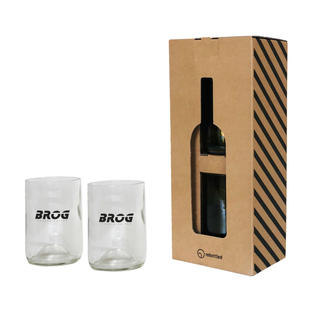 Logotrade advertising product image of: Rebottled® Tumbler 2-pack drinking glass