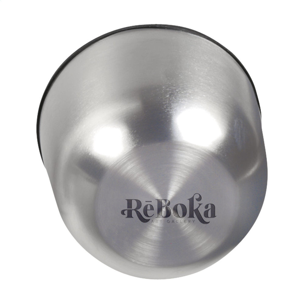 Logo trade promotional giveaways picture of: Thermotop Maxi RCS Recycled Steel 1,000 ml thermobottle
