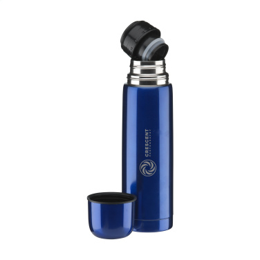 Logo trade promotional merchandise picture of: ThermoColour RCS Recycled Steel 500 ml thermo bottle