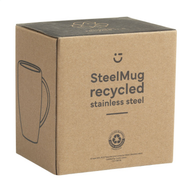 Logo trade promotional gifts picture of: SteelMug RCS Recycled Steel 220 ml