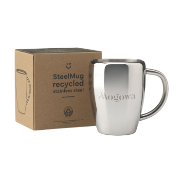 Logo trade promotional giveaways image of: SteelMug RCS Recycled Steel 220 ml