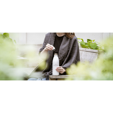 Logotrade advertising product picture of: Topflask Premium RCS Recycled Steel drinking bottle