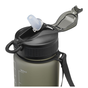 Logo trade promotional giveaways picture of: AquaSport GRS Recycled Water Bottle 1,000 ml
