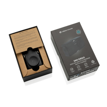 Logo trade promotional gifts image of: Urban Vitamin San Diego RCS rplastic 20W PD powerbank