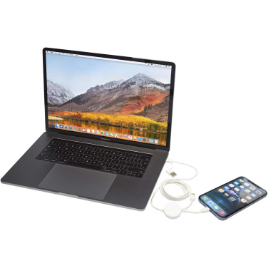 Logo trade promotional items picture of: Citala 5-in-1 recycled plastic 150 cm data sync and 27W fast charge cable
