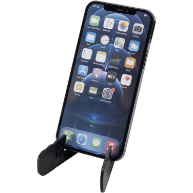 Logo trade promotional items image of: Buna recycled plastic foldable tablet and phone stand