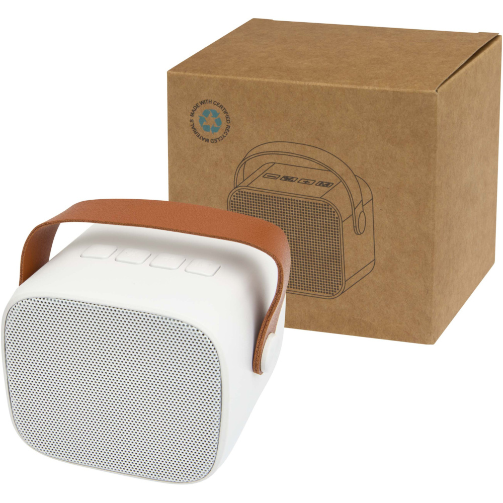 Logotrade promotional products photo of: Diya 3W wireless recycled plastic speaker