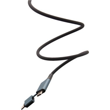 Logotrade corporate gift picture of: SCX.design C52 100W 4-in-1 rPET magnetic ultra fast charging cable 