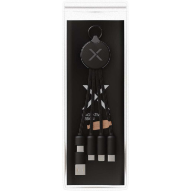 Logo trade advertising products image of: SCX.design C14 15W 5-in-1 charging cable