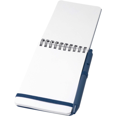 Logotrade promotional product picture of: Thalaasa A6 hard cover ocean-bound notebook with ballpoint pen (black ink)