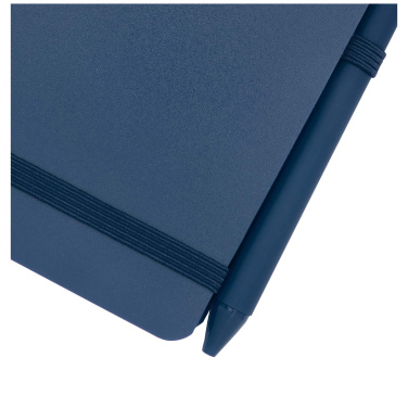 Logo trade promotional items image of: Thalaasa A6 hard cover ocean-bound notebook with ballpoint pen (black ink)