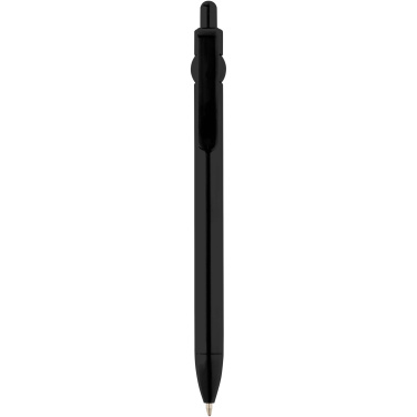 Logo trade promotional giveaways picture of: Fidget recycled plastic ballpoint pen (black ink)