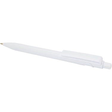 Logo trade corporate gifts image of: Unica recycled plastic ballpoint pen (blue ink)