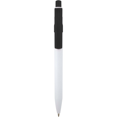 Logo trade promotional giveaway photo of: Unica recycled plastic ballpoint pen (blue ink)