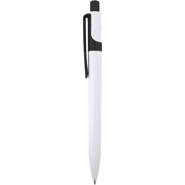 Logo trade promotional item photo of: Unica recycled plastic ballpoint pen (black ink)