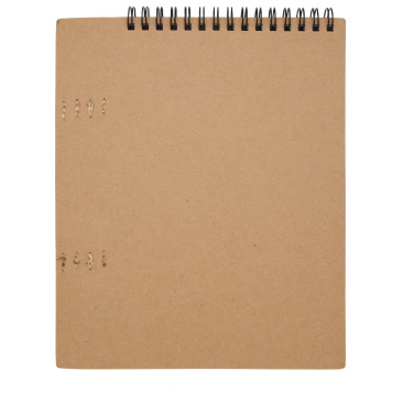 Logotrade advertising product image of: Doodle A5 spiral soft cover notebook and crayon set