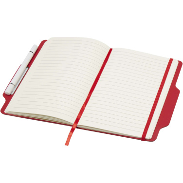 Logotrade corporate gift picture of: Nexus A5 hard cover notebook with pen and pencil combo (black ink)