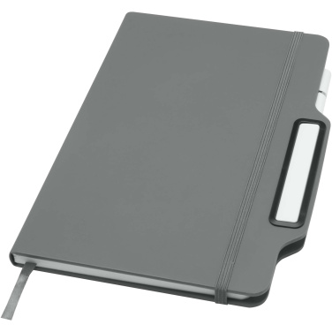Logotrade business gifts photo of: Nexus A5 hard cover notebook with pen and pencil combo (black ink)
